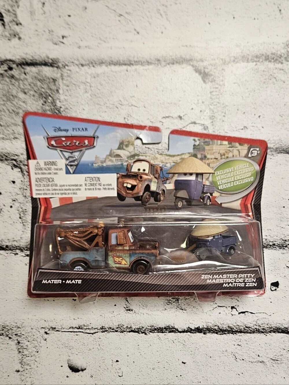 Disney Pixar Cars 2 Mater Zen Master Pitty Exclusive Diecast Set